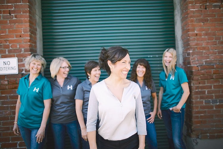 Harmony Orthodontics team welcoming patients at the Gresham, OR office