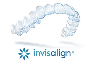 Invisalign clear dental aligner with logo
