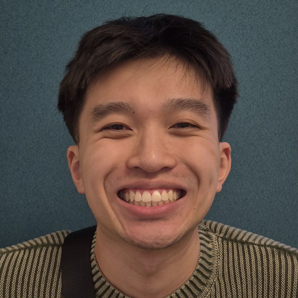Smiling young man with brown hair